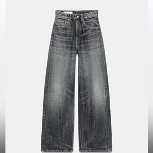 Zara size 2 extra wide leg jeans new with tags